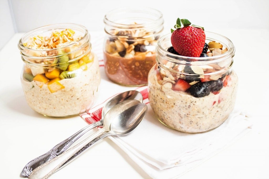 healthy breakfast ideas: overnight oats
